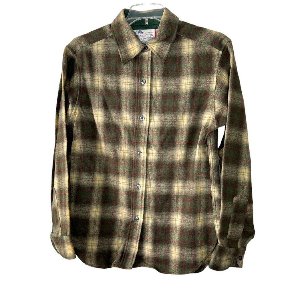 Vintage Knockabouts by Pendleton plaid button down shirt